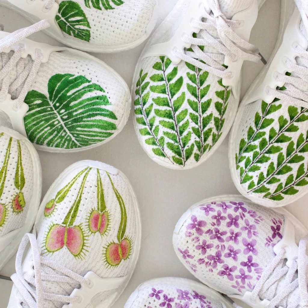 @livingpattern: All the UltraBOOST X sneakers I recently hand-painted. Thank you to everyone who…