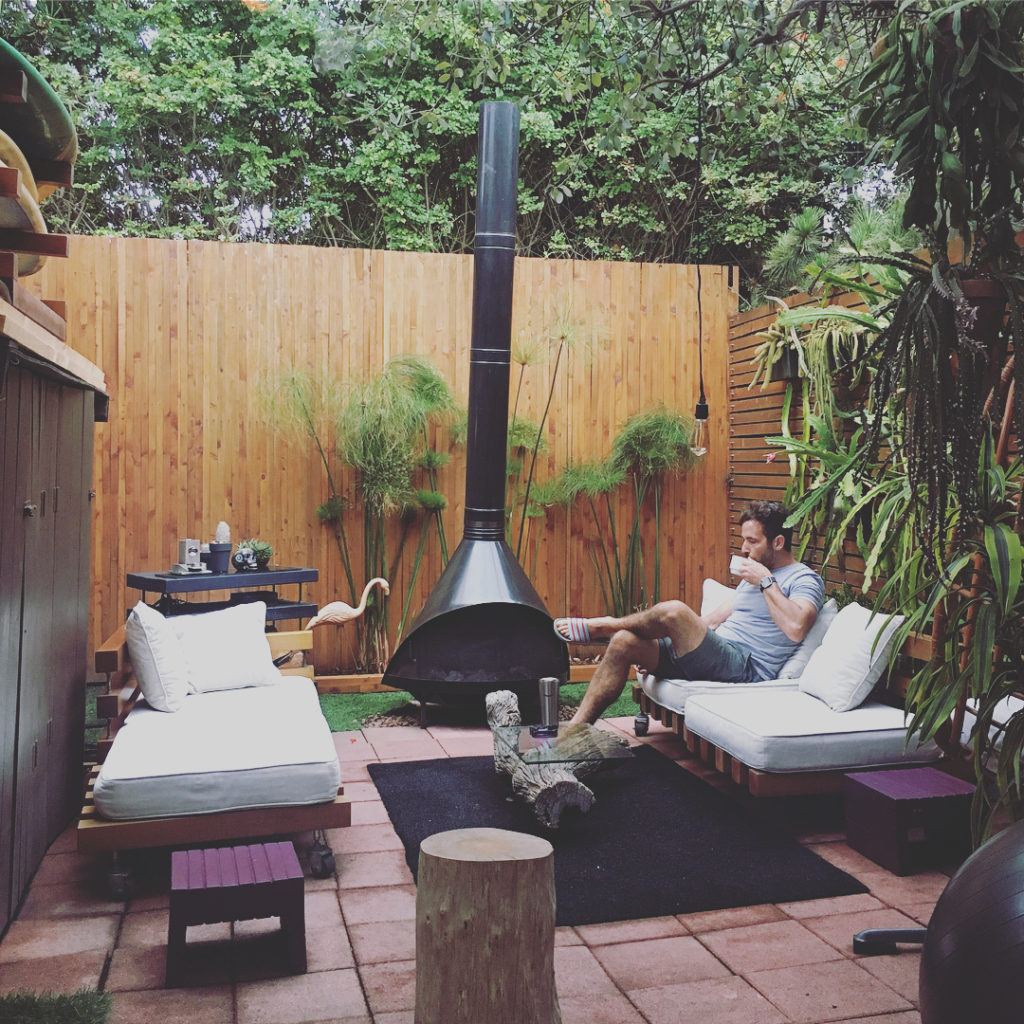 @thehorticult: Papyrus bog garden complete Coffee break earned Remade a healthier habitat for …