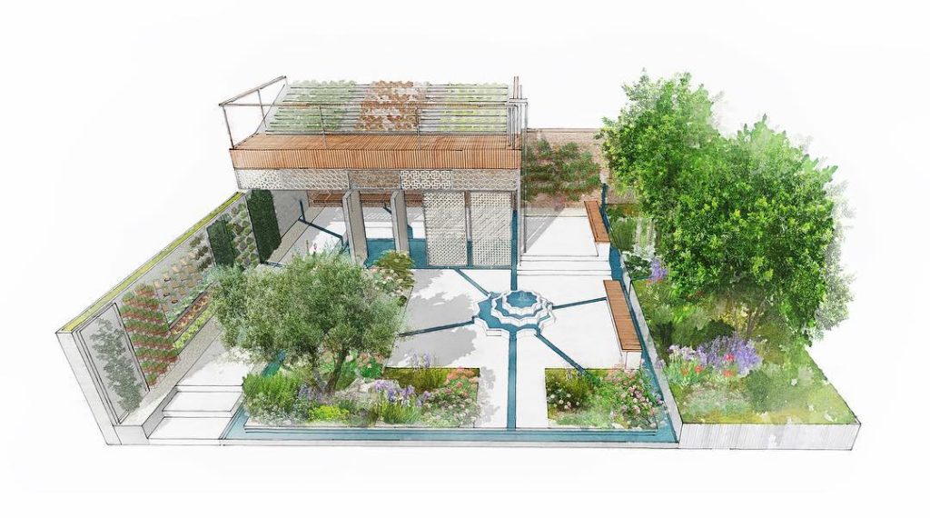 @tommasseyuk: Excited to finally reveal the @lemontreetrust garden – appearing on main avenue …