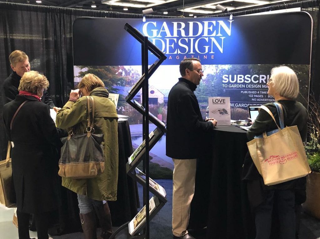 @gardendesignmag: 11 hour workdays at @nwfgs Its all worth it as we see current subscribers and se…