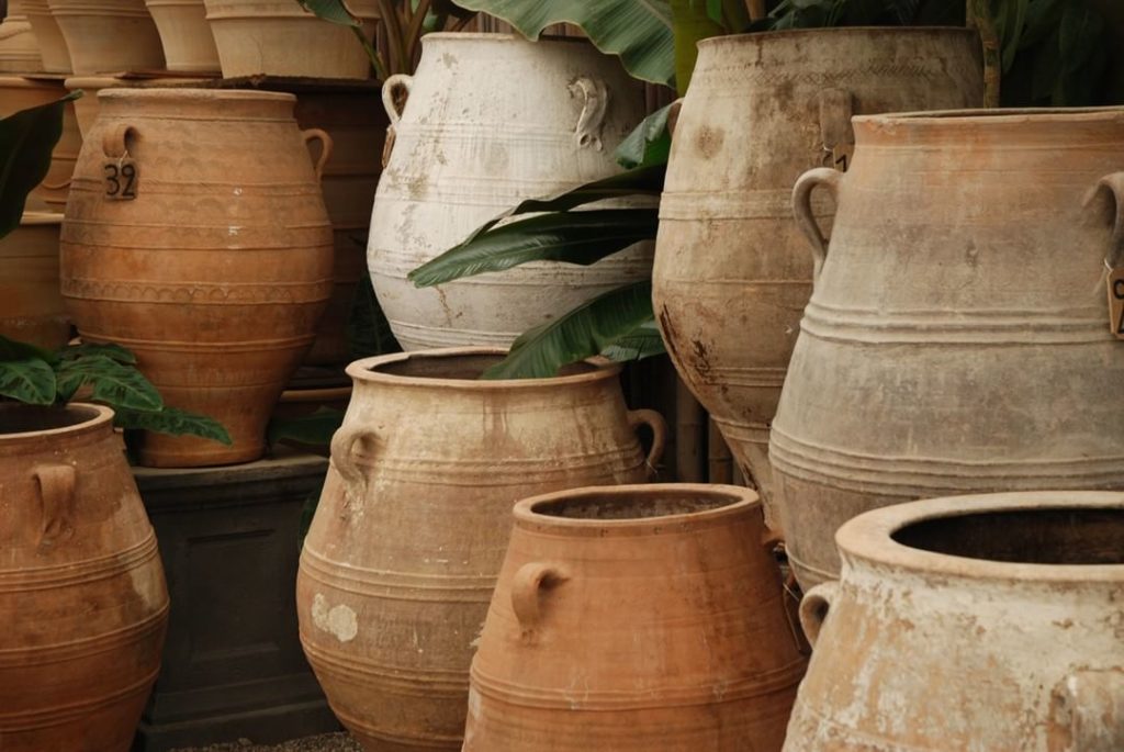 @gardendesignmag: How great are these antique and vintage Greek pithari jars?! The pithari is a cl…