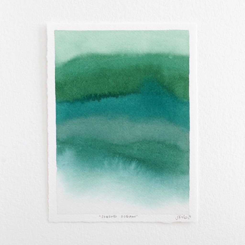 @livingpattern: My favorite listing for tomorrow’s shop update “Serene Ocean” because turquoise …