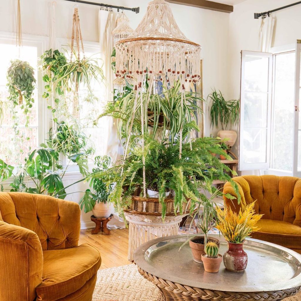 @thejungalow: Where is this boho paradise, you ask? It’s the breathtaking home of @meneses75 …