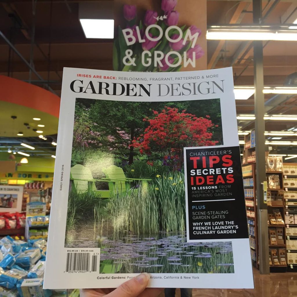 @gardendesignmag: It’s time to bloom & grow! Pick up Early Spring 2016 at @wholefoods #gardendesi…
