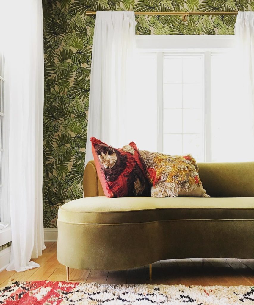@thejungalow: Good things happen when @fleamarketfab starts playing around with our wallpaper …