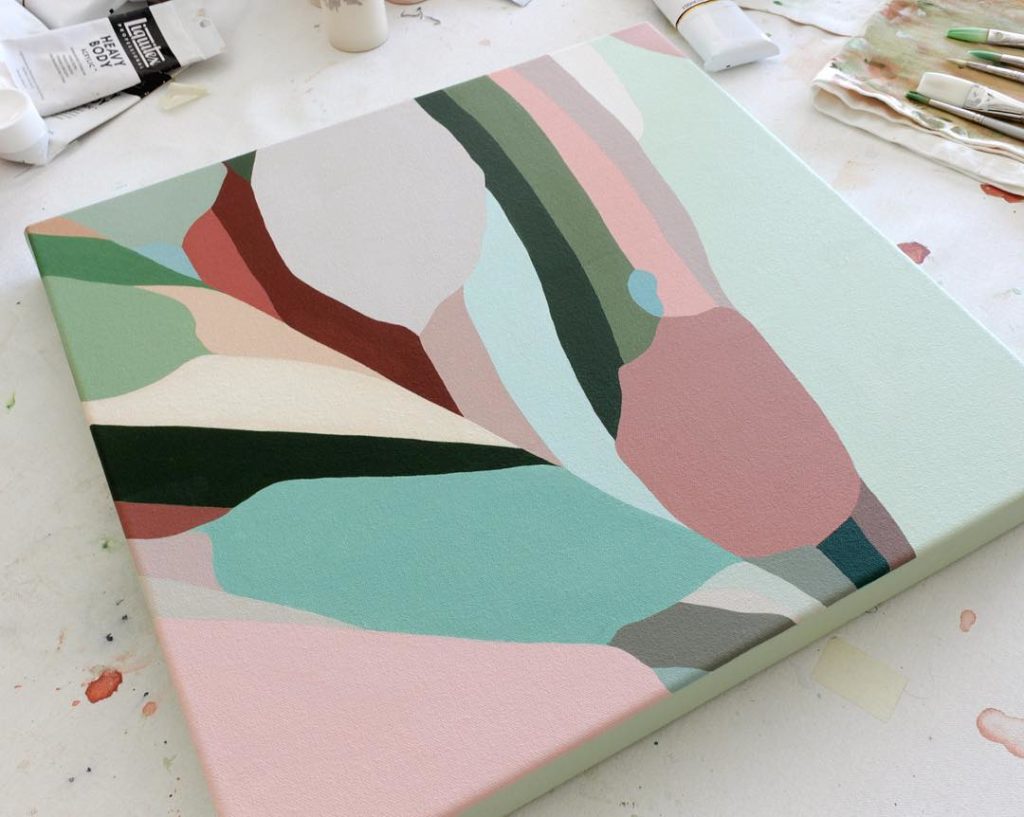 @livingpattern: Just put the final touches on 7 paintings that will be listed tomorrow at 12pm e…