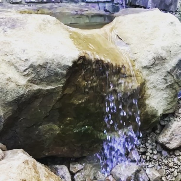 @tommasseyuk: Flow test with @waterartisans – A dish carved into the top of this boulder (by @…