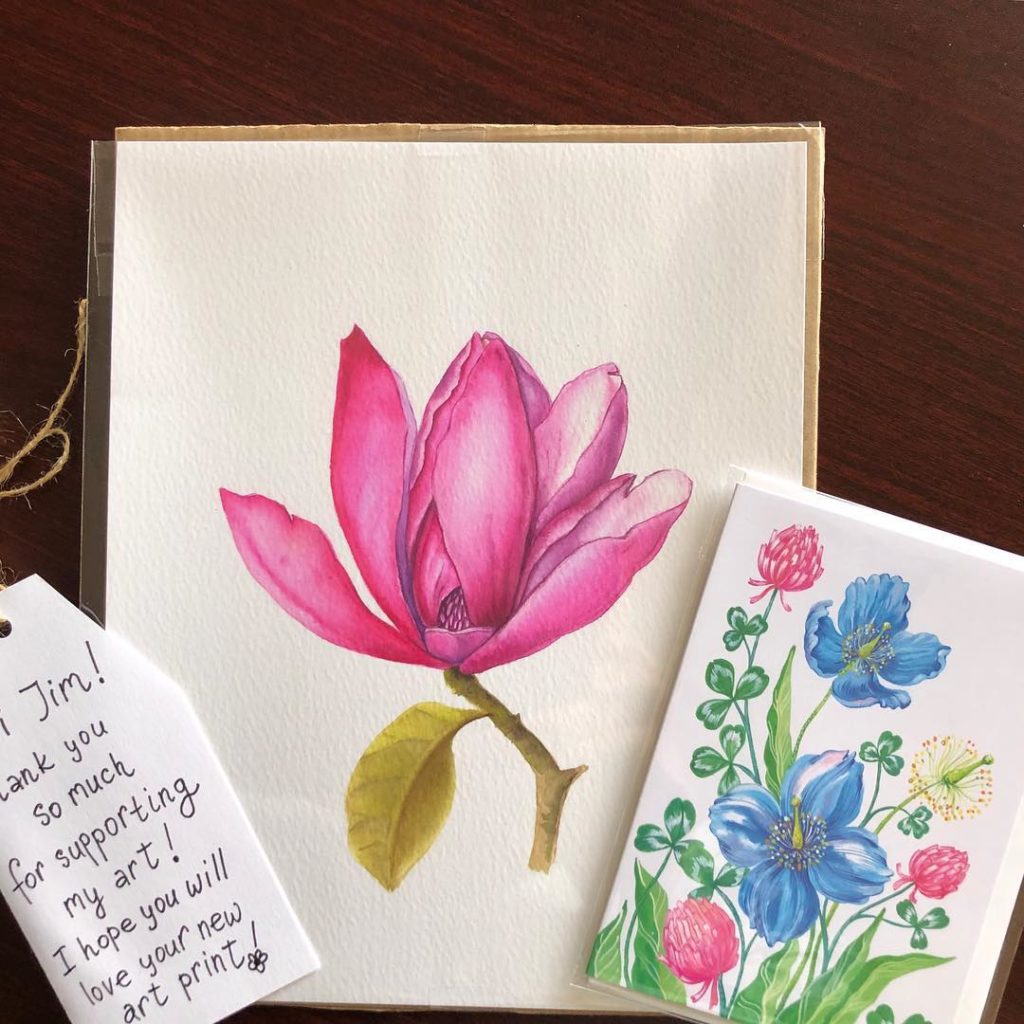 Don’t you love surprises! Thank you @olgaakbarova.art !

#illustration #art...