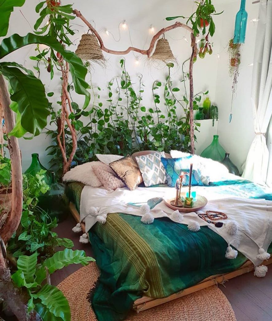 thesill: Jungle bedroom vibes by @zebodeko ... - All For ...
