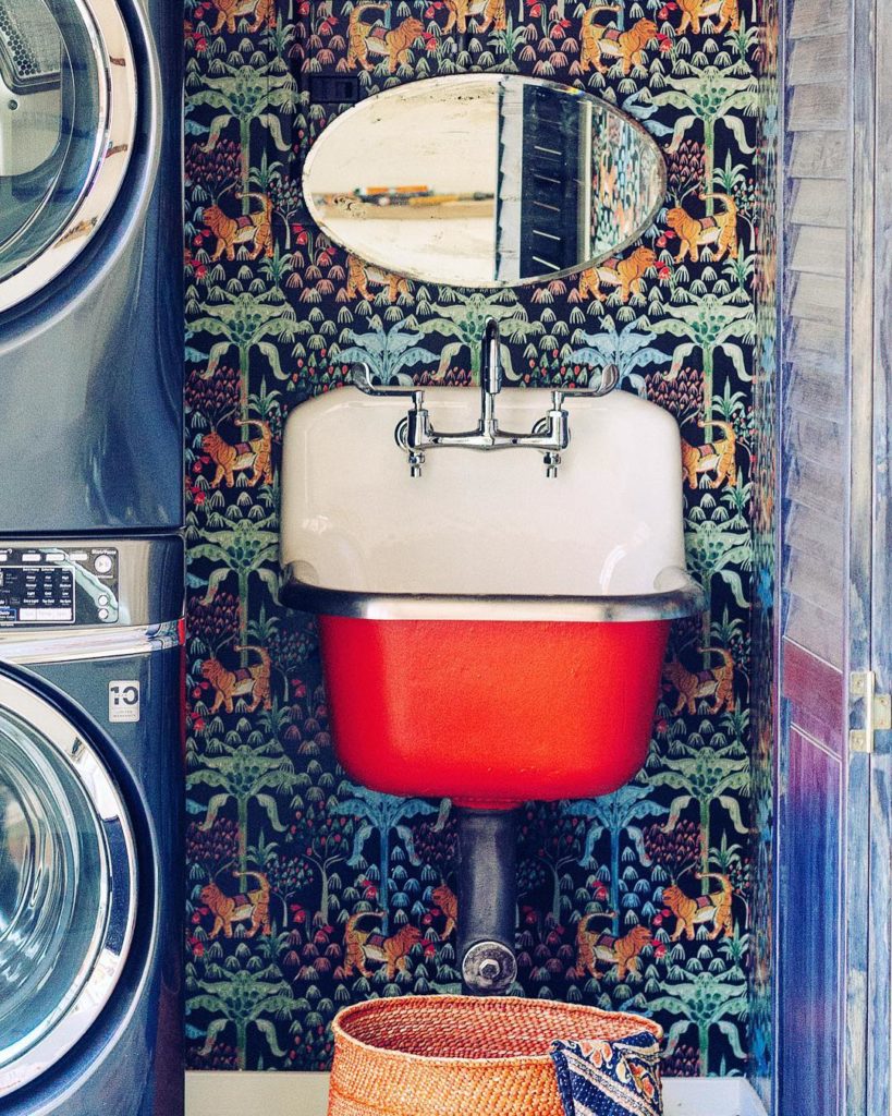 Who knew a utility sink and faucet could look this ? It’s the Triton faucet and ...