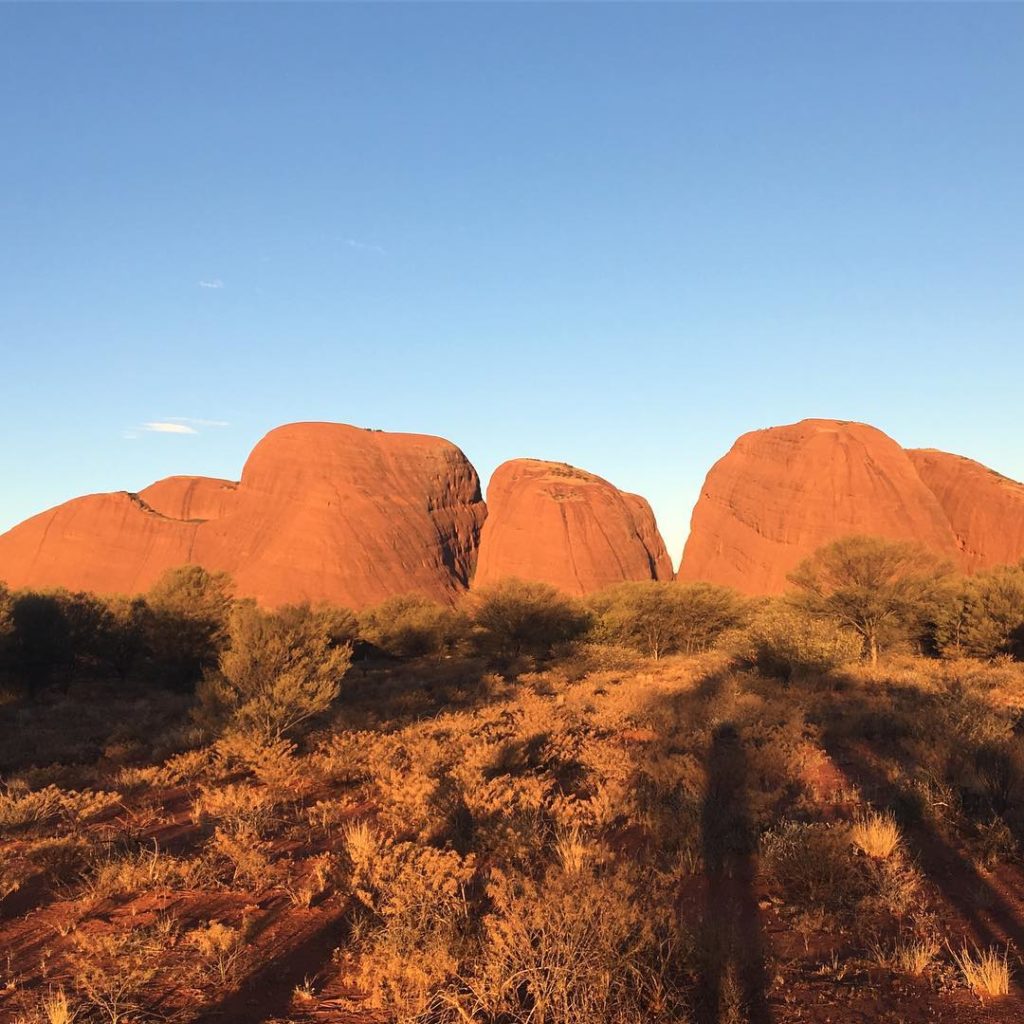 #sunset at #theolgas #katatjuta #stunningview #olgas #icallaustraliahome...