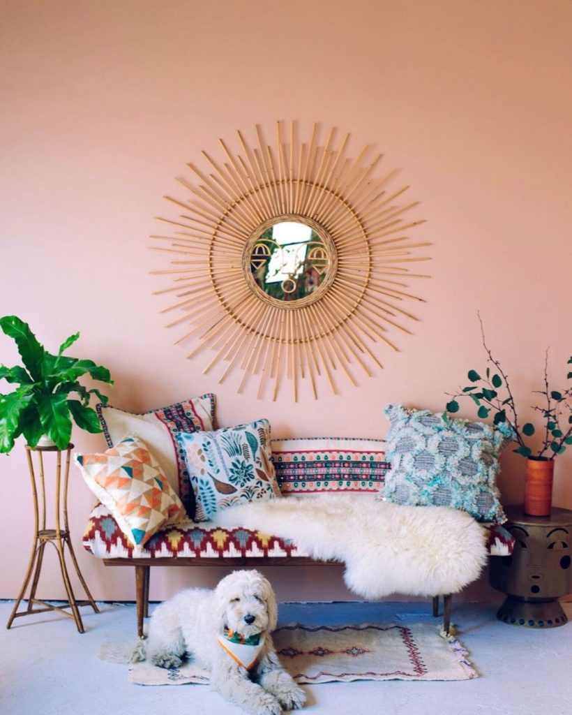 Weekend vibes  featuring our Emuna mirror (only a few left in the shop), #justin...