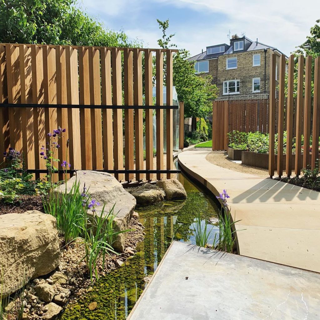 Love these timber fins! The cross battens will be removed once the install is co...