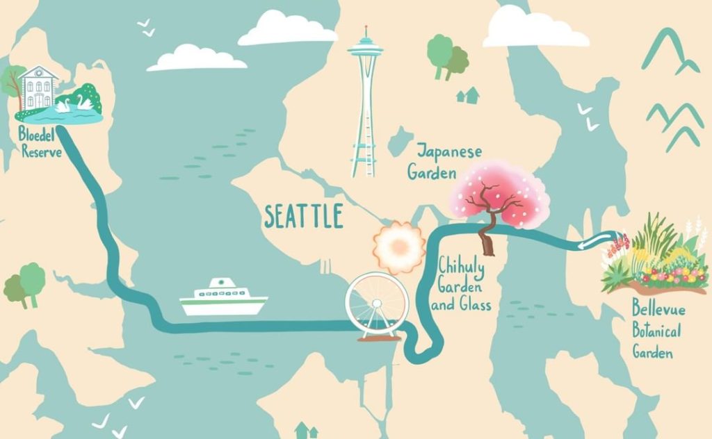 Our new self-guided tour of Greater Seattle explores the beauty of the city, inc...