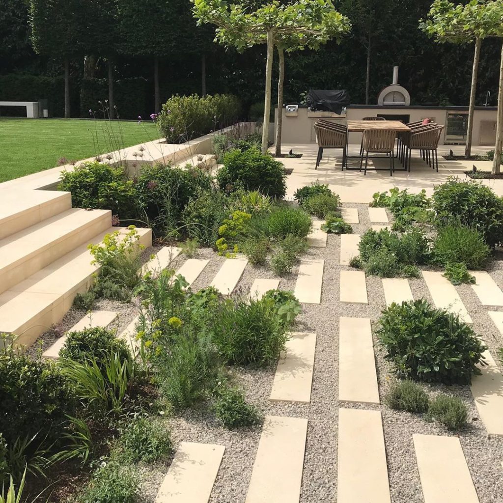 #newgarden #justcompleted #gravel #planting #limestone #charlotterowegardendesig...