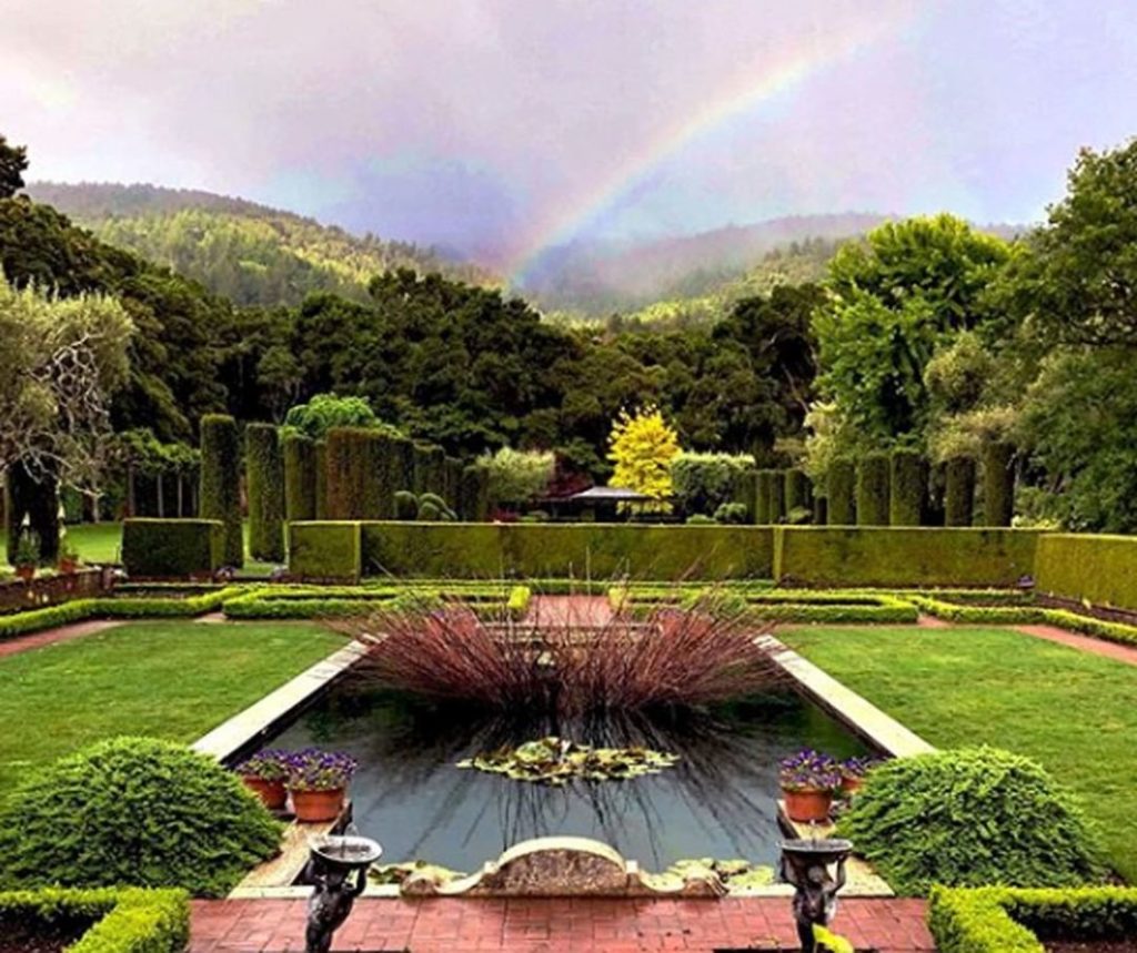 Summer is a great time to visit botanical gardens, like _filoli in the Bay Area....