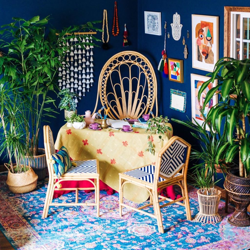 When your office looks like this, being OOO isn’t as cute! #jungalow #boho #offi...