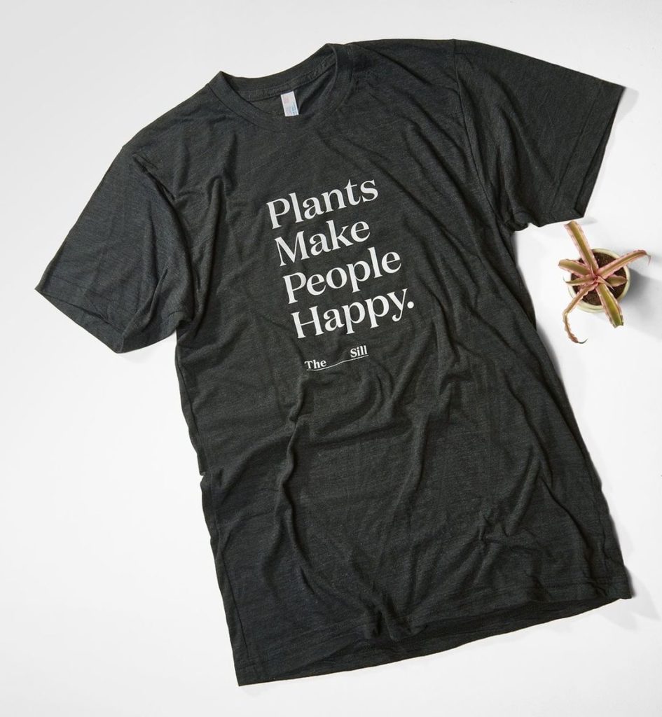 Wear your heart on your sleeve.  Snag the Sill team's Plants Make People Happy t...