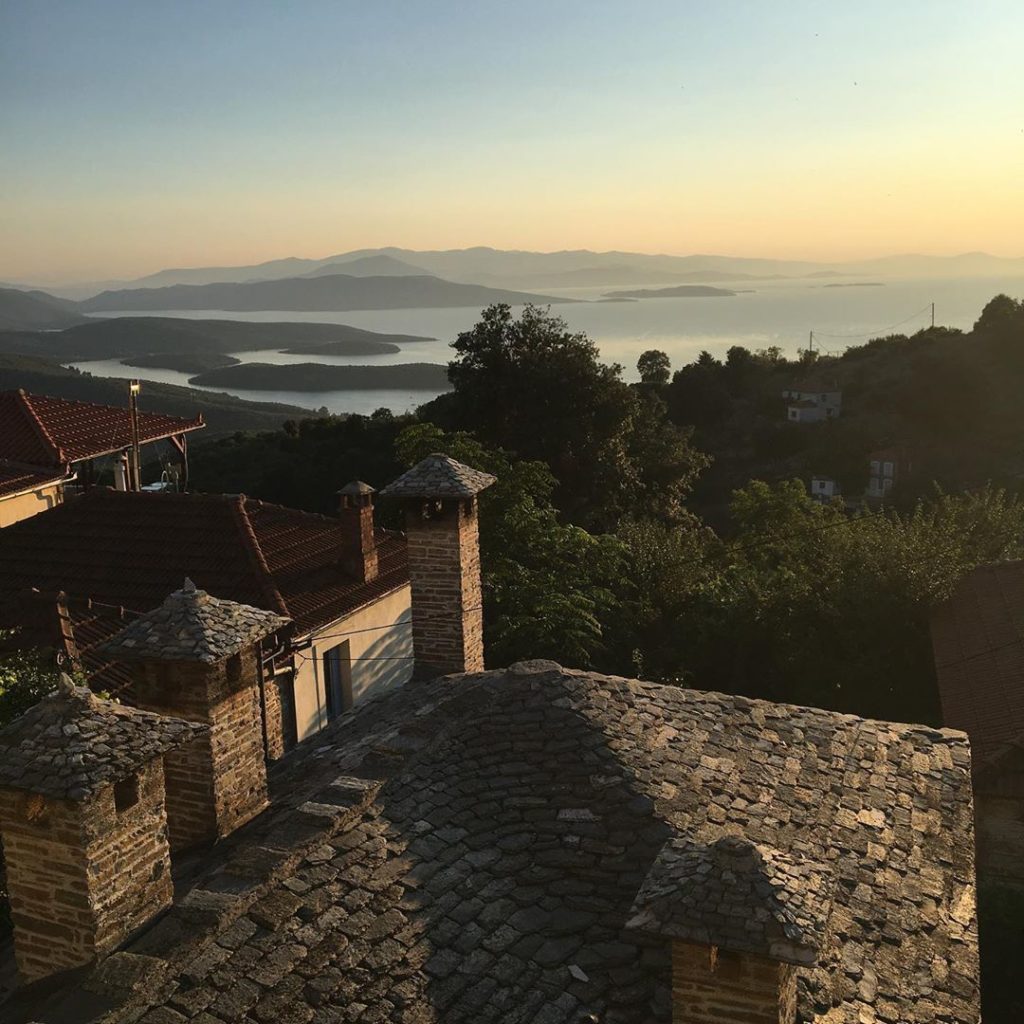 #firstevening #viewfrommywindow #sunset over #pagasitikosgulf #northerngreece...