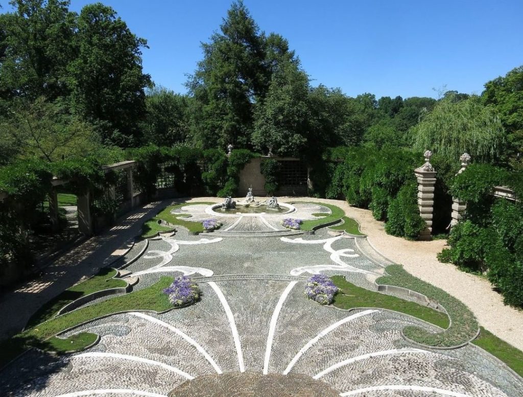 “The finials! The gates! The pebble mosaic work!” enthuses BarbaraKatz about Dum...