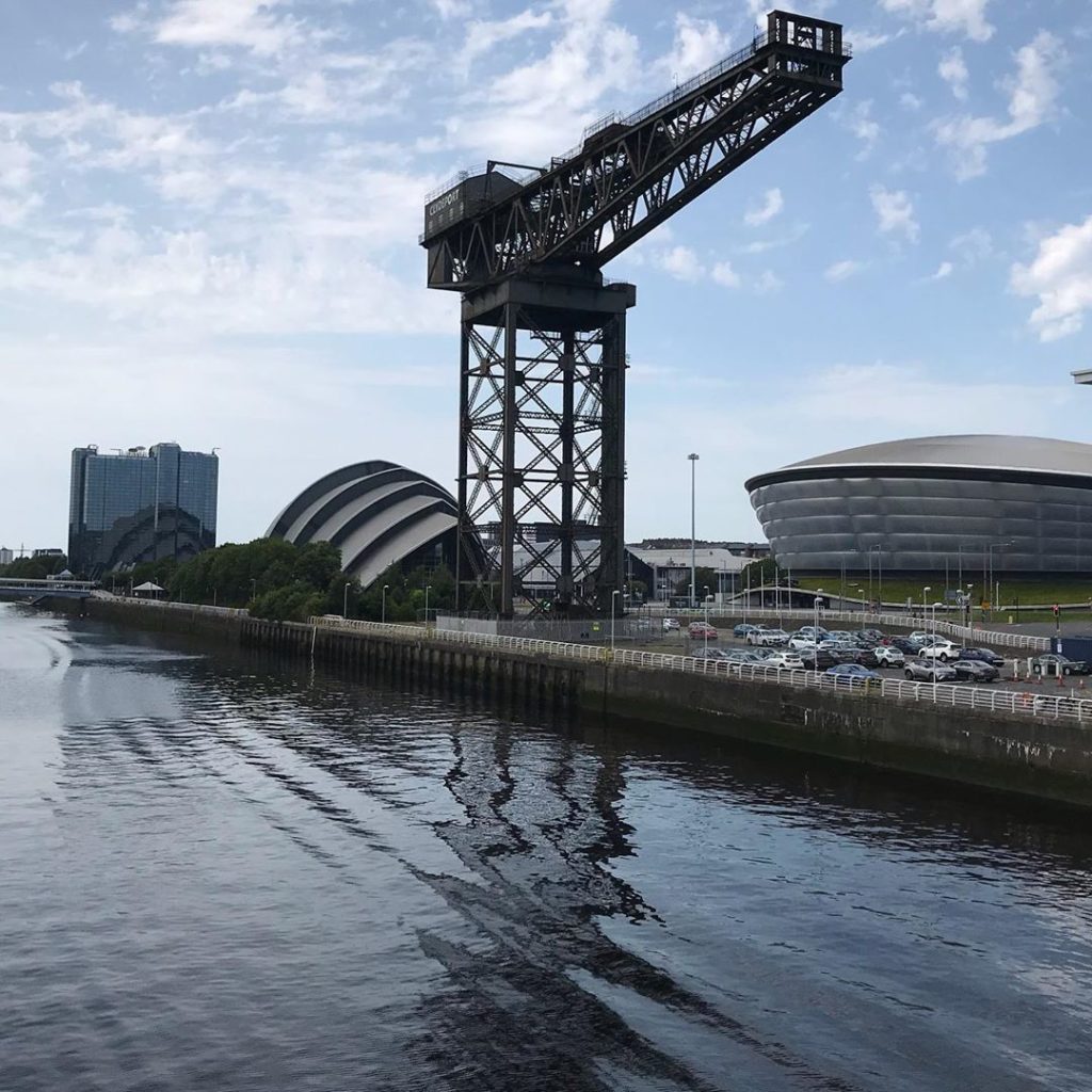 sheilajacklandscapes: Past and present #clydeside #regeneration #finniestoncrane #armadillo #fosterand… Past and present #clydeside #regeneration #finniestoncrane #armadillo #fosterand...