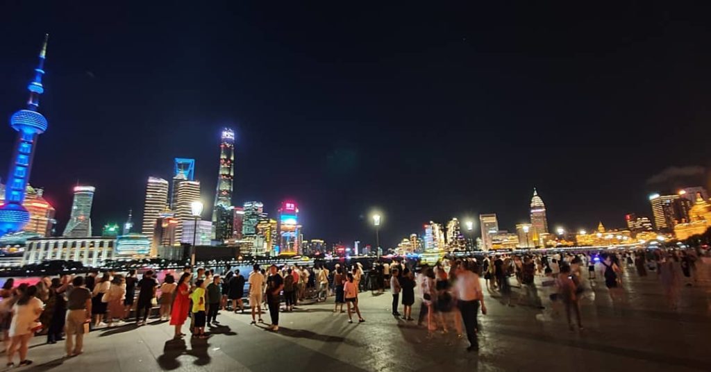 Shanghai's lights...