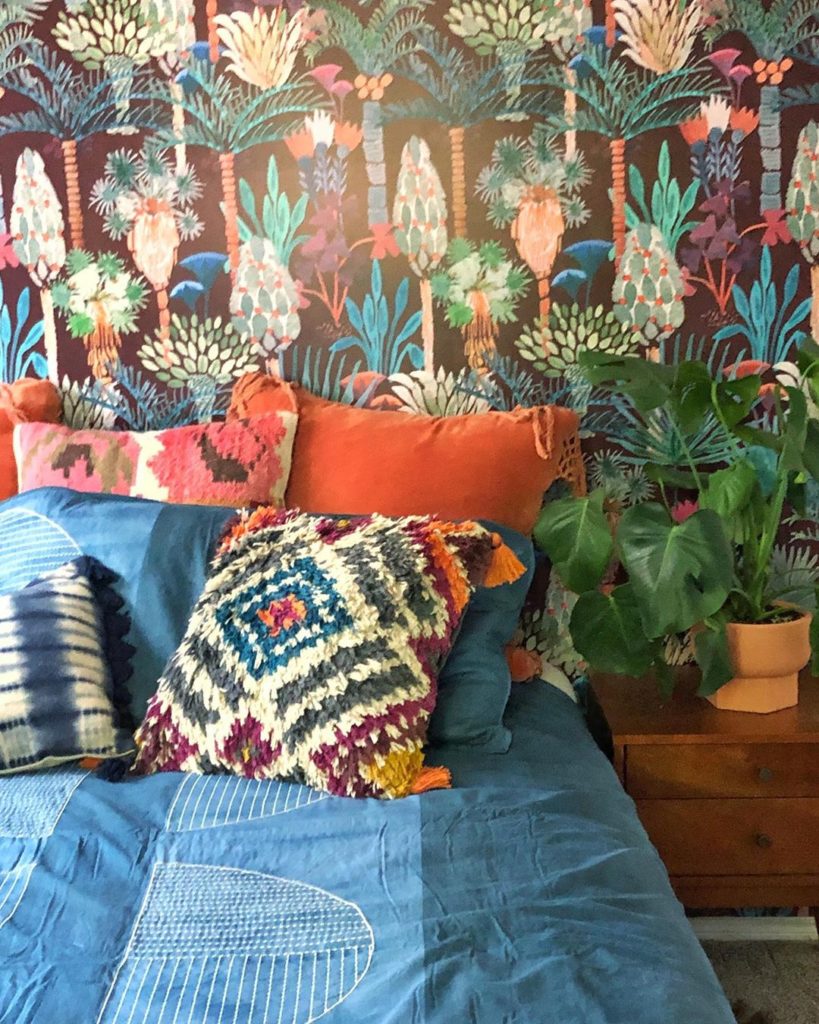 We like it wild . Regram from @pipermenell of her bedroom featuring our Pheonix ...