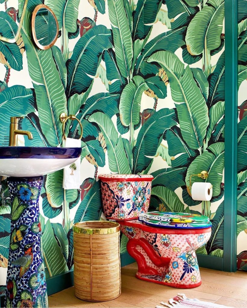 thejungalow: When I opened up the latest print issue of @archdigest and saw this bathroom fro… When I opened up the latest print issue of @archdigest and saw this bathroom fro...
