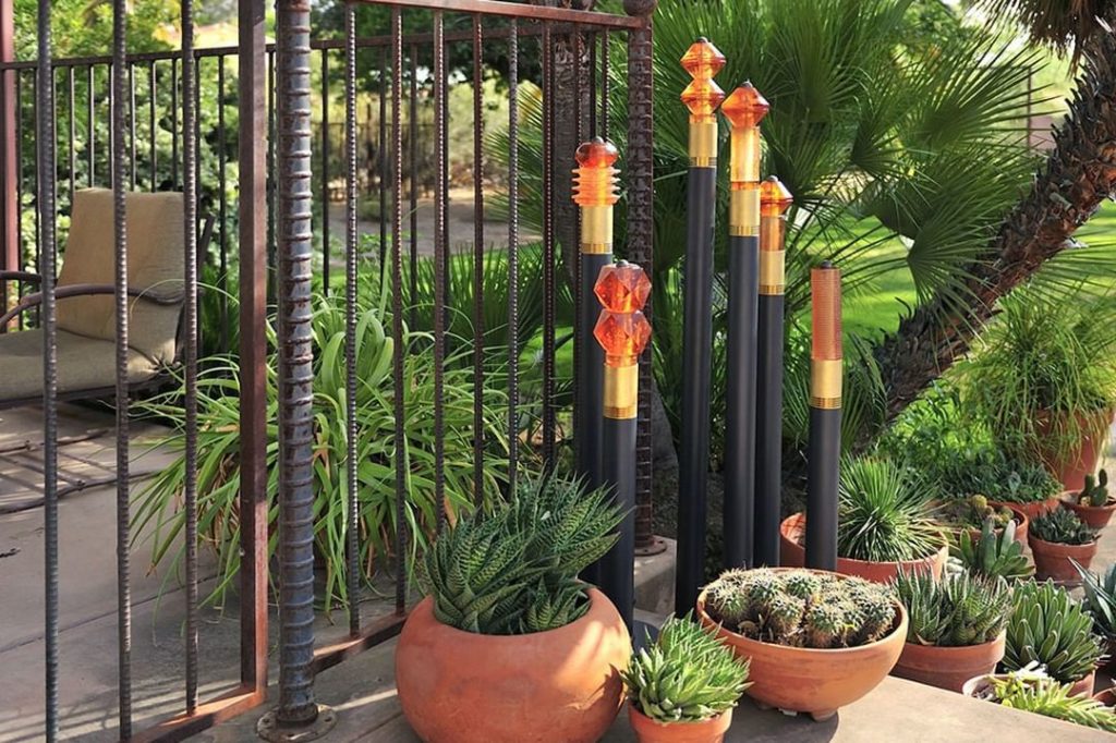 Gardening in the Southwest? Light up your garden and support a local artist whil...