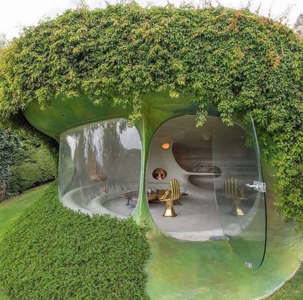 @javiersenosiaina’s Green Bubble house, designed in 1984, is quite possible one ...