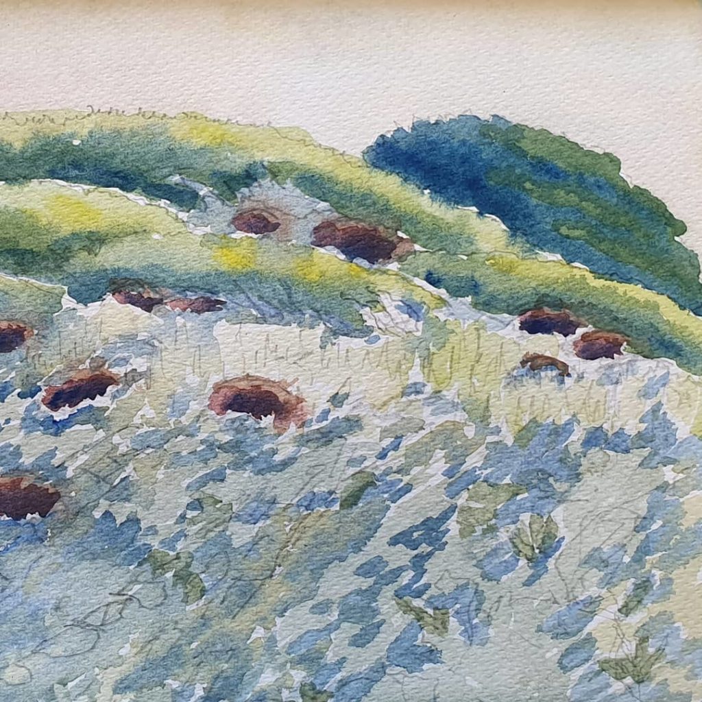 Landscape studies 4 
#dailypaintingproject...