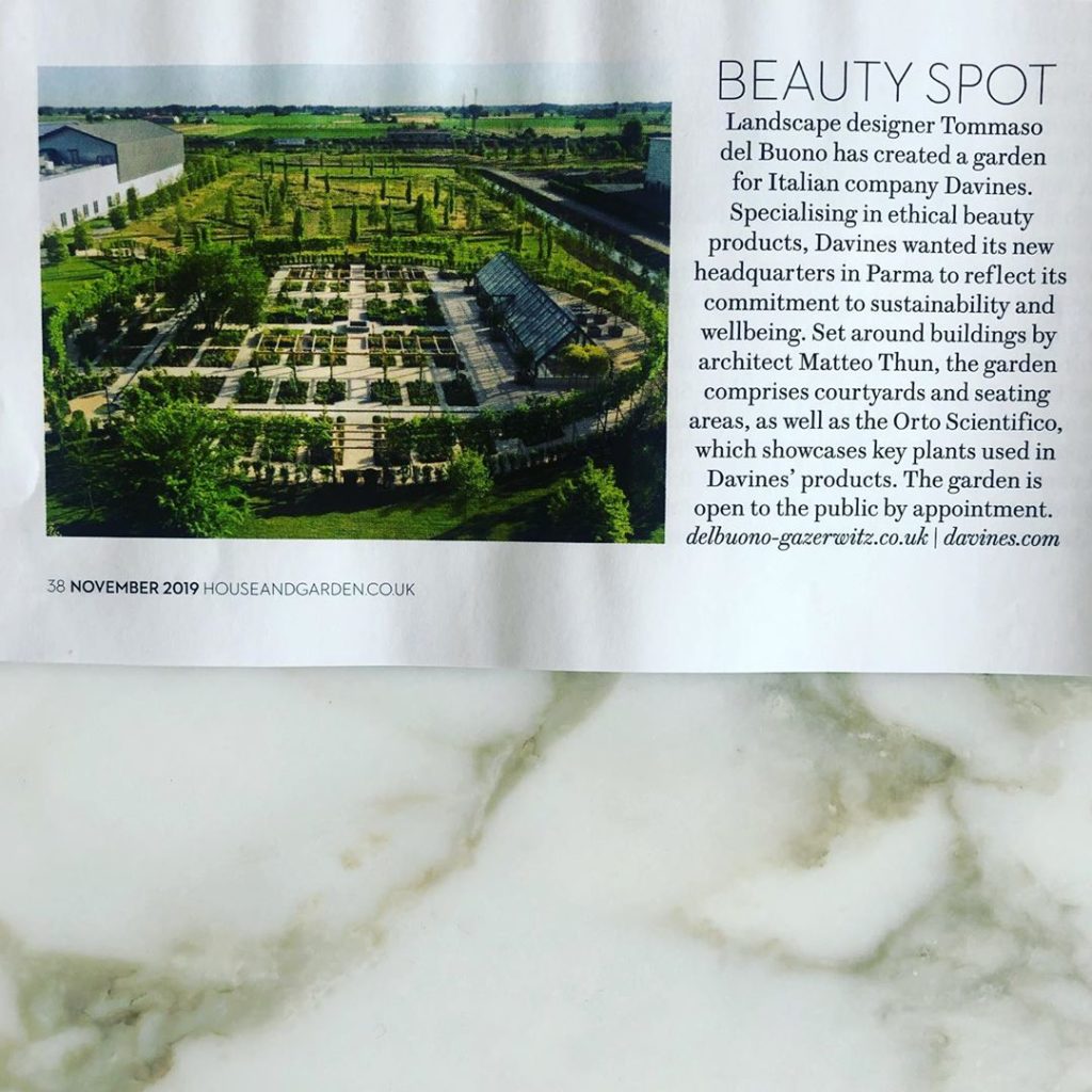 Thank you @clarefostergardens & @houseandgardenuk for the news item in the curre...
