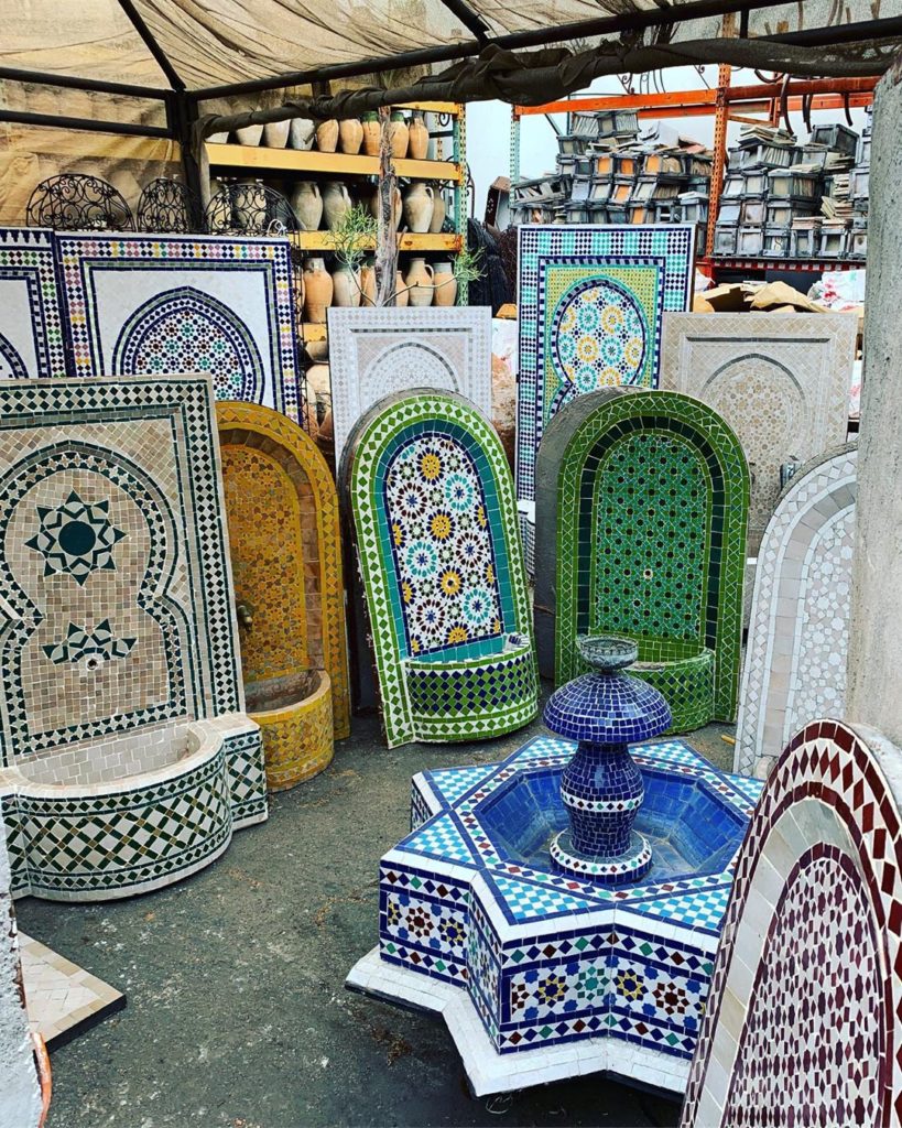 Guess who went to @badiadesign and splurged on a Moroccan fountain this weekend!...