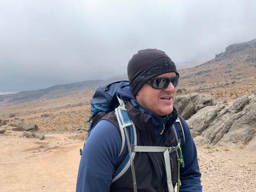 Kilimanjaro Day two - We’re awoken at 6am by the kitchen crew with a hot drink (...