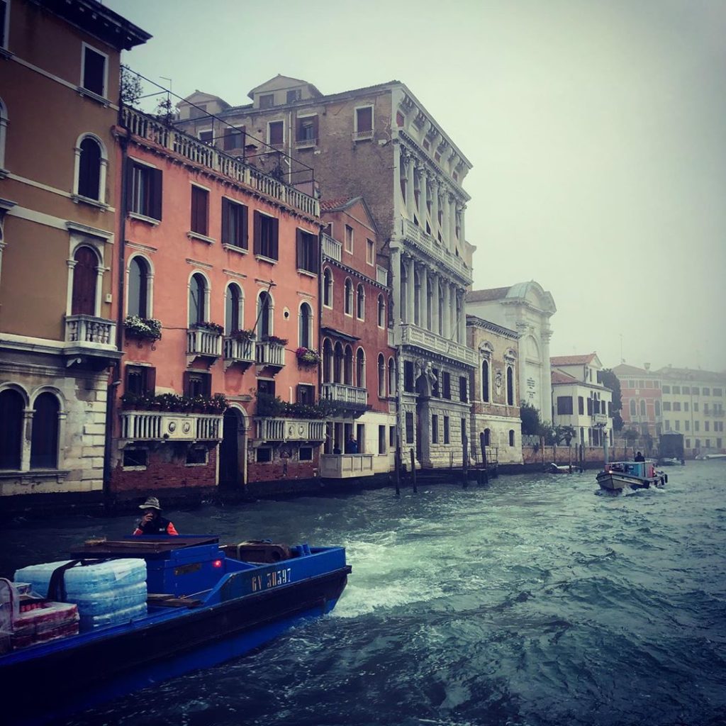 Leaving on a misty morning after 3 spectacular days Venice as magnificent as eve...