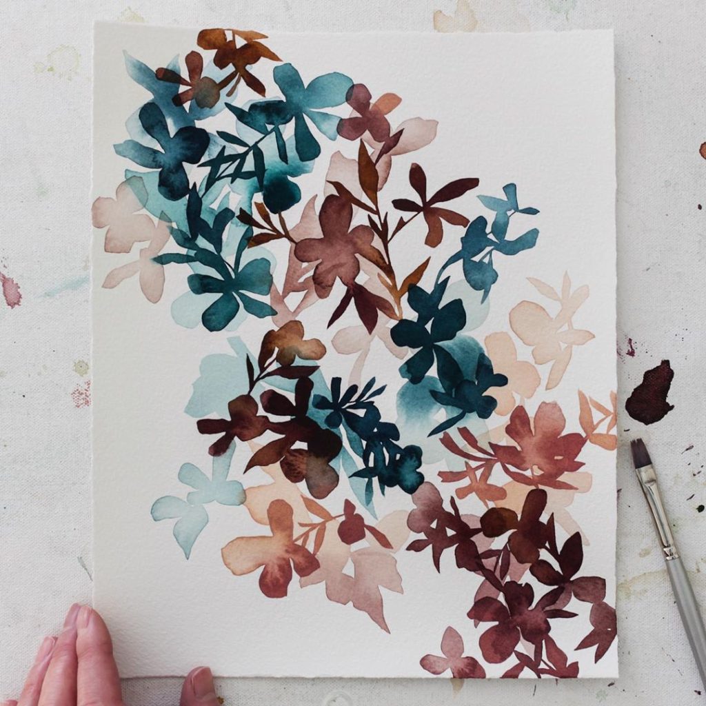 Today’s painting! Do you guys like the multi color layering in this one versus t...