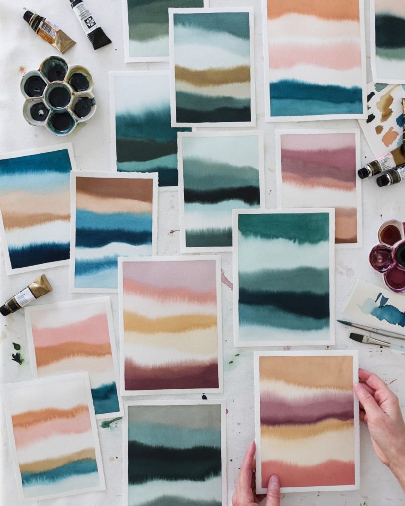 livingpattern: Having one last shop update of Color Field paintings this Sunday 11/3, before my… Having one last shop update of Color Field paintings this Sunday 11/3, before my...