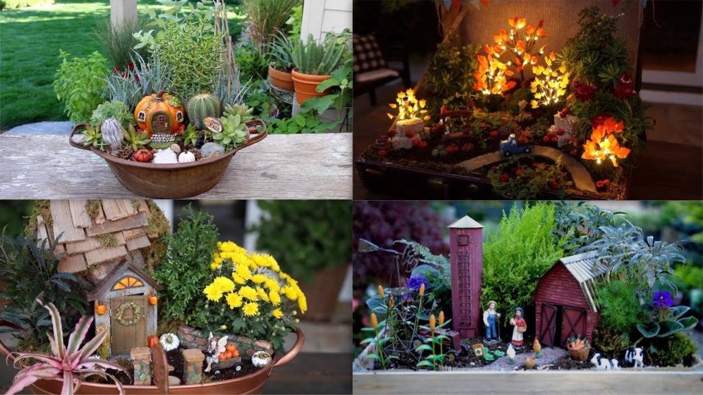 4 Fall Fairy Garden Ideas! 🍂🍁