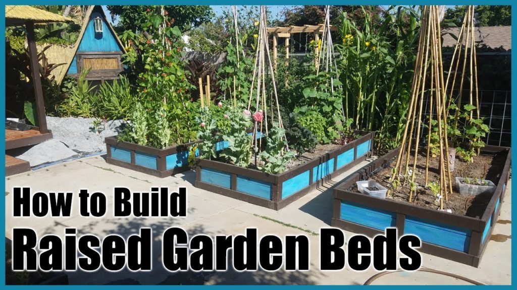 California Garden TV: How to Build a Raised Garden Bed // Easy, beautiful and Huge! How to Build a Raised Garden Bed // Easy, beautiful and Huge!