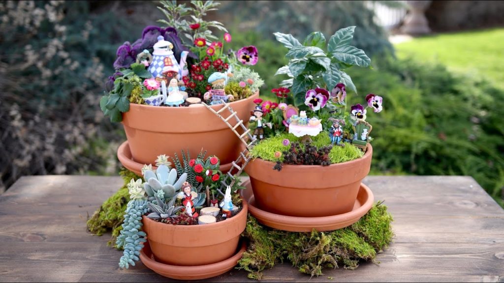Alice in Wonderland Fairy Garden // Garden Answer
