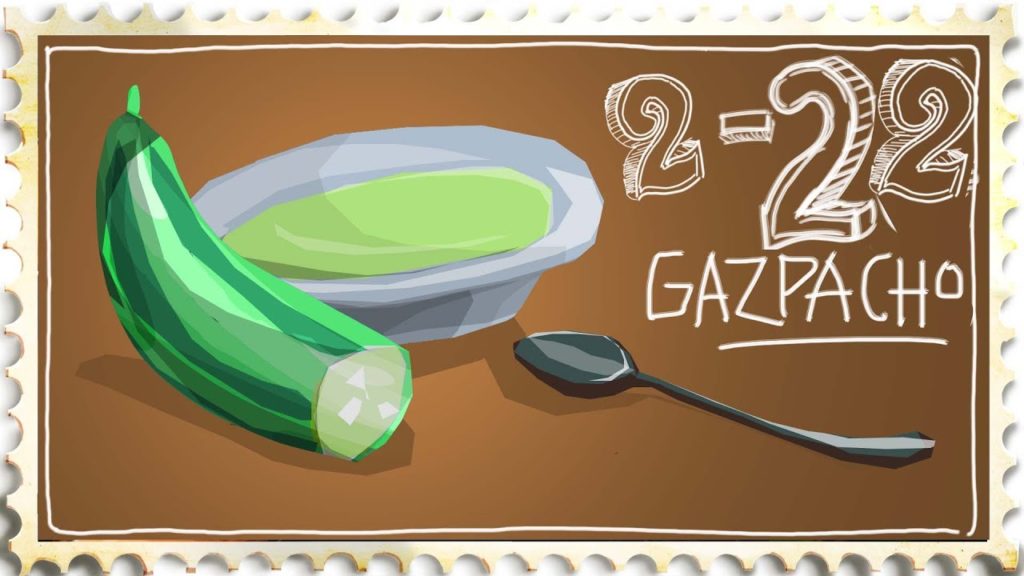 Gazpacho Recipe - Cucumber and Herbs