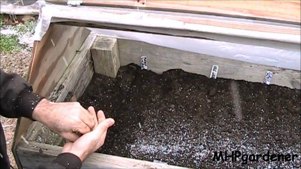 How to Start Seeds in a Cold Frame - Fun in the Snow :)