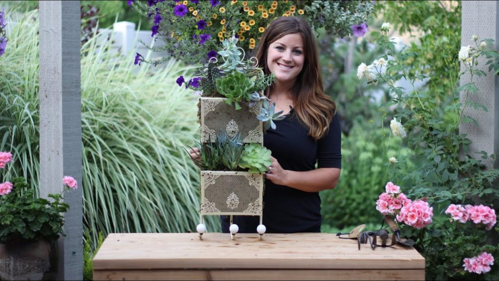 Repurposed: Letter Holder Made Succulent Planter