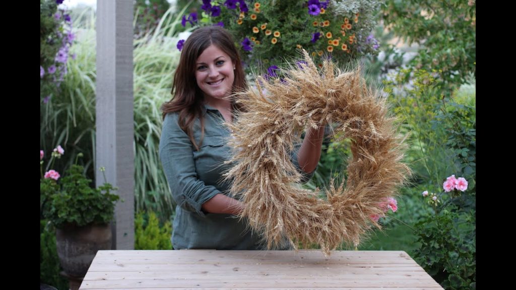 Garden Answer: DIY $5 Fall Wheat Wreath DIY $5 Fall Wheat Wreath