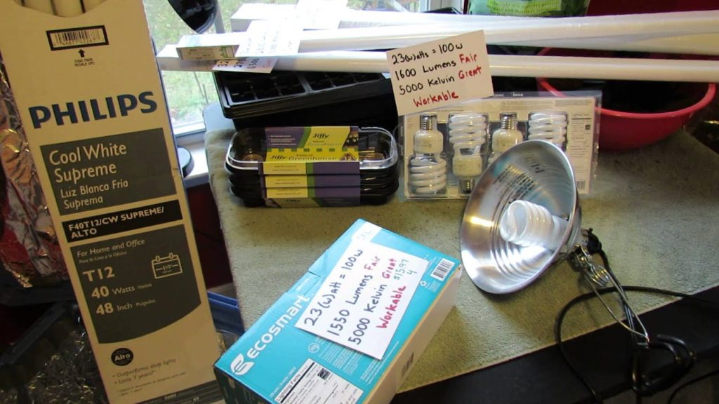 Grow Lights for Vegetable Seed Starting Closets: Lumen and Kelvin Values Fully Explained: TRG 2015