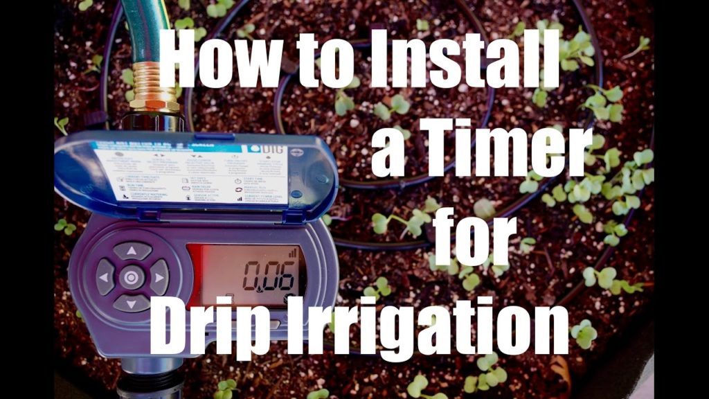 CaliKim: How to Install a Drip Irrigation Timer to Automatically Water a Garden / Growing Your Fall Garden #6 How to Install a Drip Irrigation Timer to Automatically Water a Garden / Growing Your Fall Garden #6