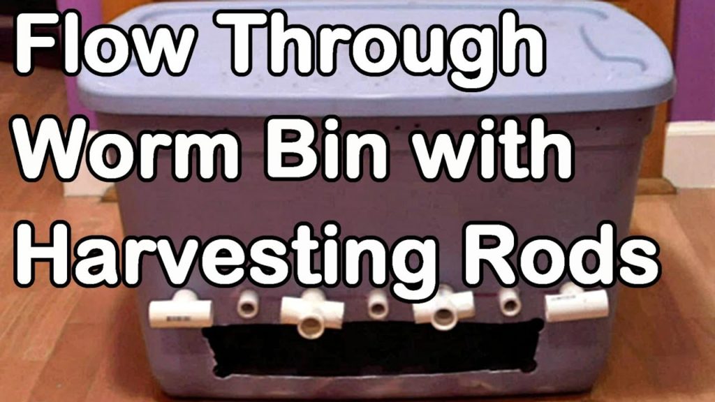 One Yard Revolution: Flow Through Worm Bin With Harvesting Rods Flow Through Worm Bin With Harvesting Rods