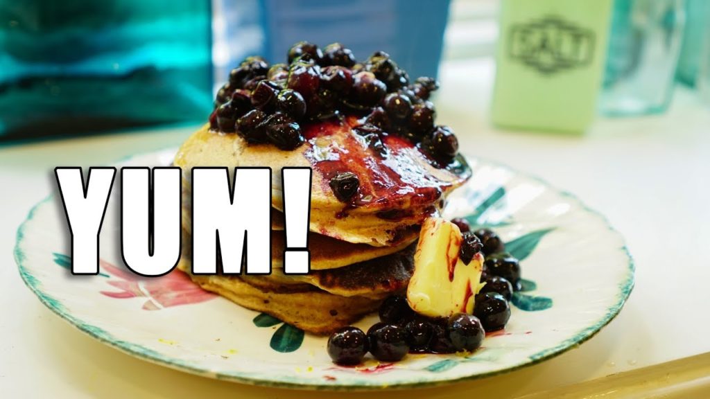 Kaye Kittrell: Blueberry Compote and Pancakes from Scratch | Homemade Blueberry Compote and Pancakes from Scratch | Homemade