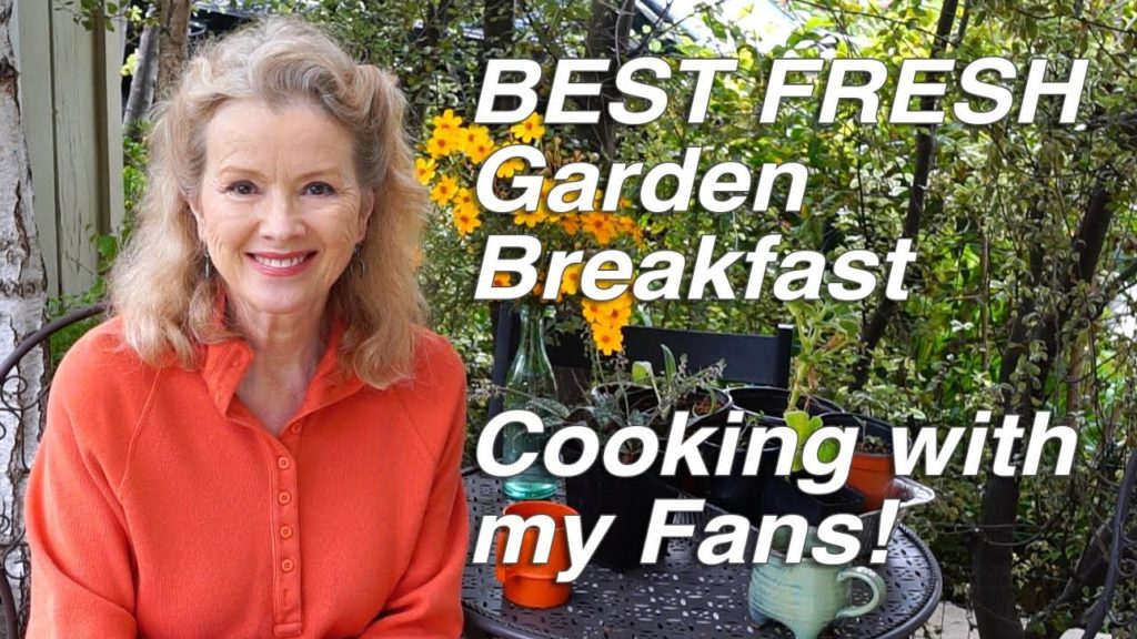 BEST FRESH Kitchen Garden Breakfast! | Gathering & Cooking with Fans Part 2 | Vlog