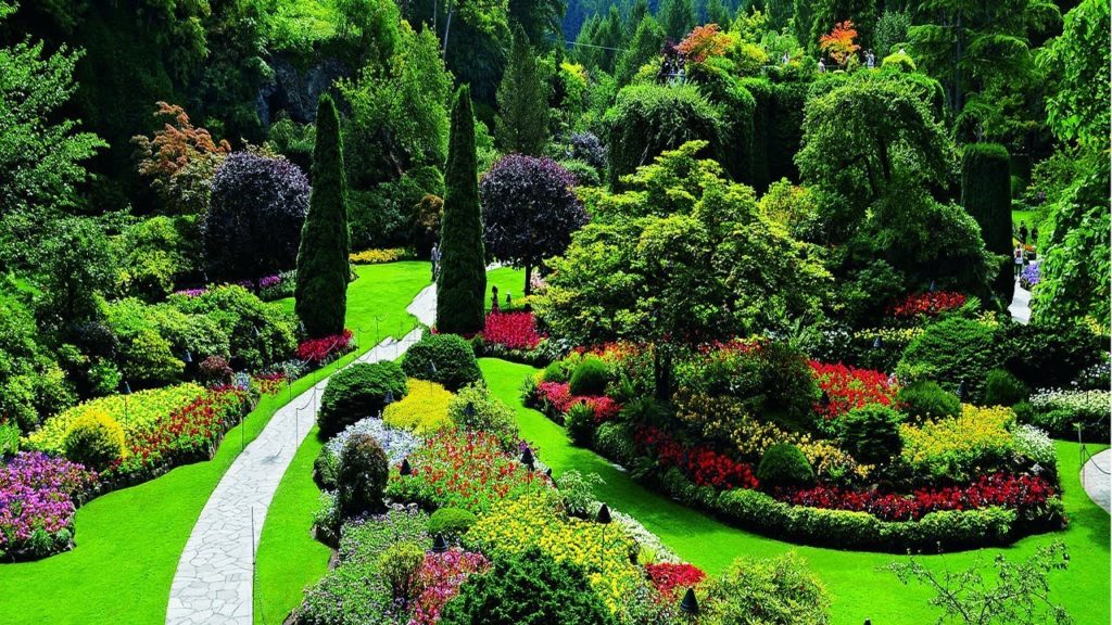 4K HDR Video – Beautiful Flower Garden in Canada, The Butchart Gardens